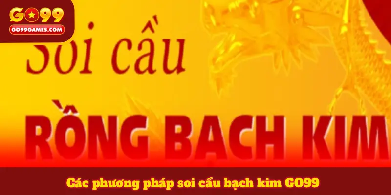 Các phương pháp soi cầu bạch kim GO99